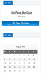 Mobile Screenshot of no-pain-no-gain.com
